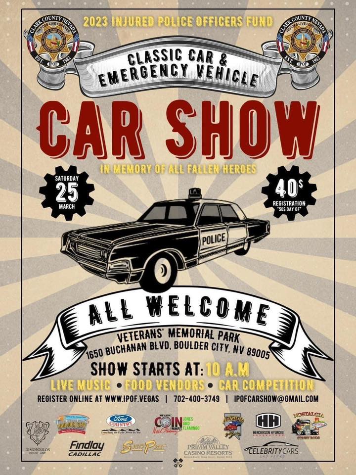 Injured Police Officers Car Show