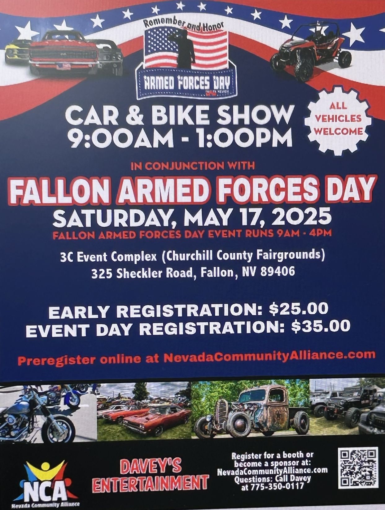 Fallon Armed Forces Day Car & Bike Show